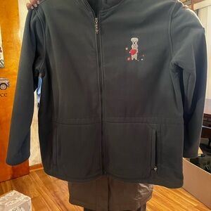 Pillsbury Doughboy Vintage Gray Fleece Jacket